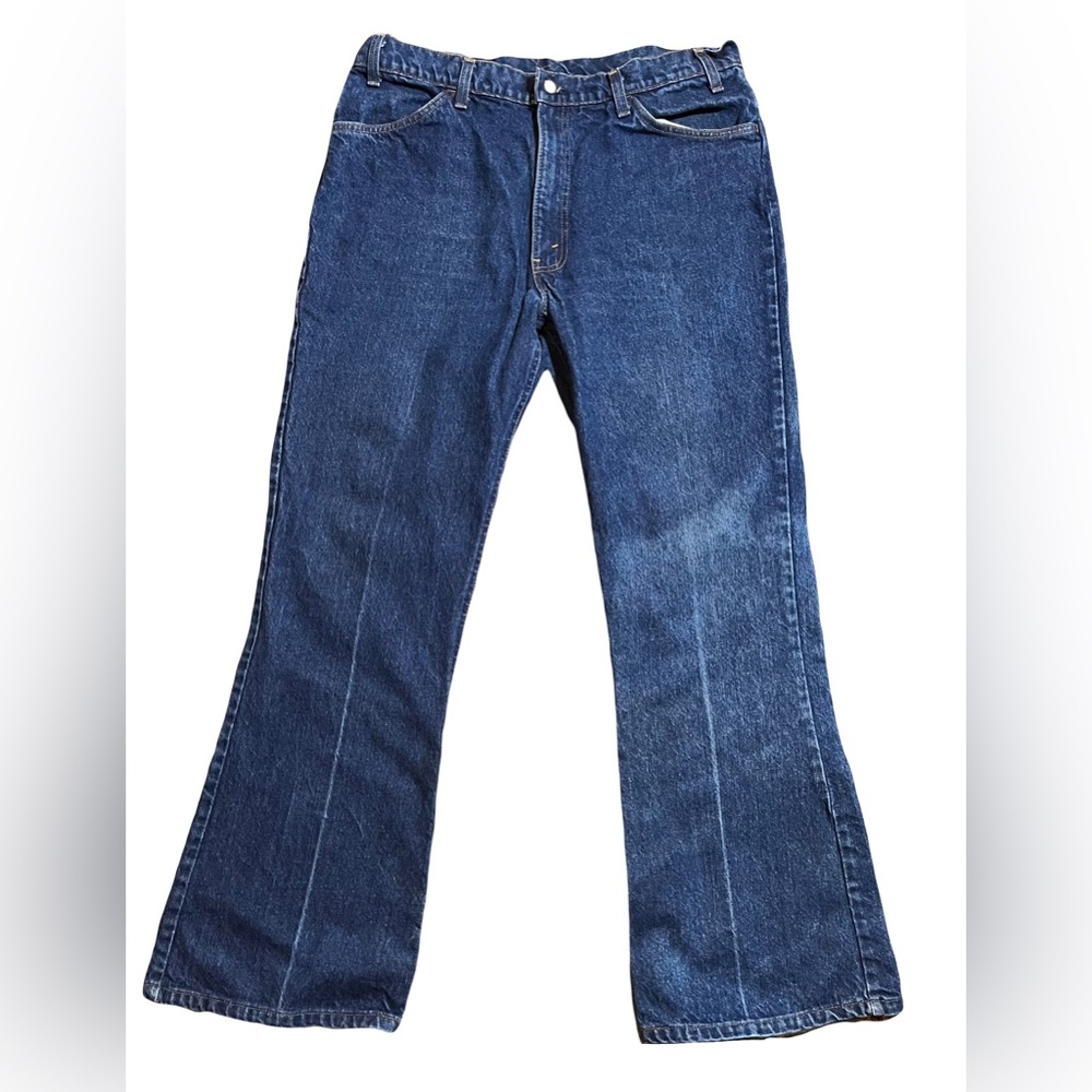 Levis Orange Tab 575 Flare Bell Bottom Jeans 38 (35)X 32 Vintage Great Condition - Picture 2 of 14